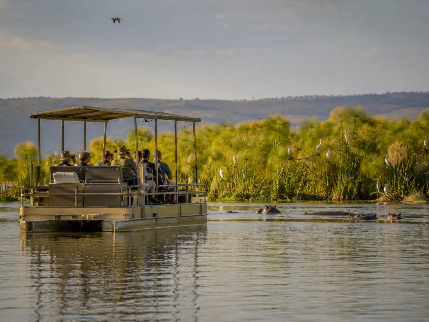 Boat cruise on Lake Ihema