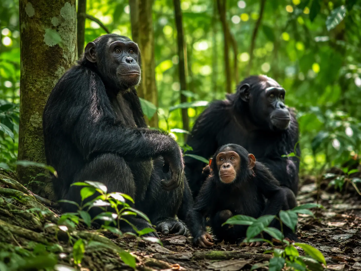 kibale forest Chimpanzee tracking