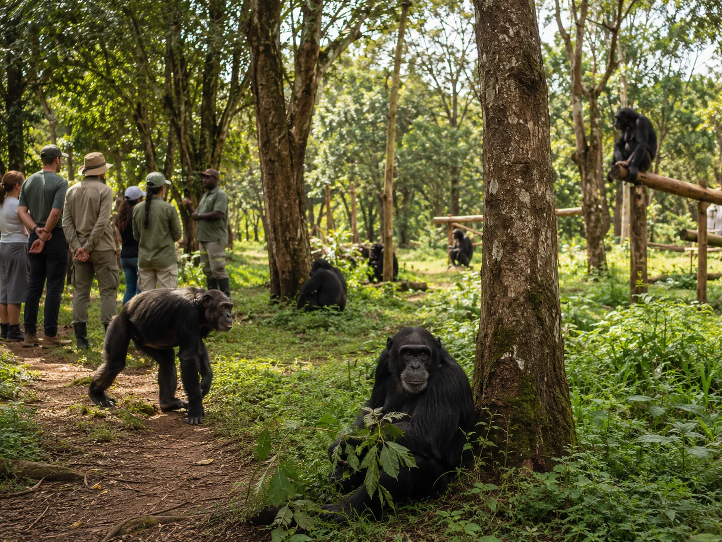 Chimpanzee Sanctuary Visit