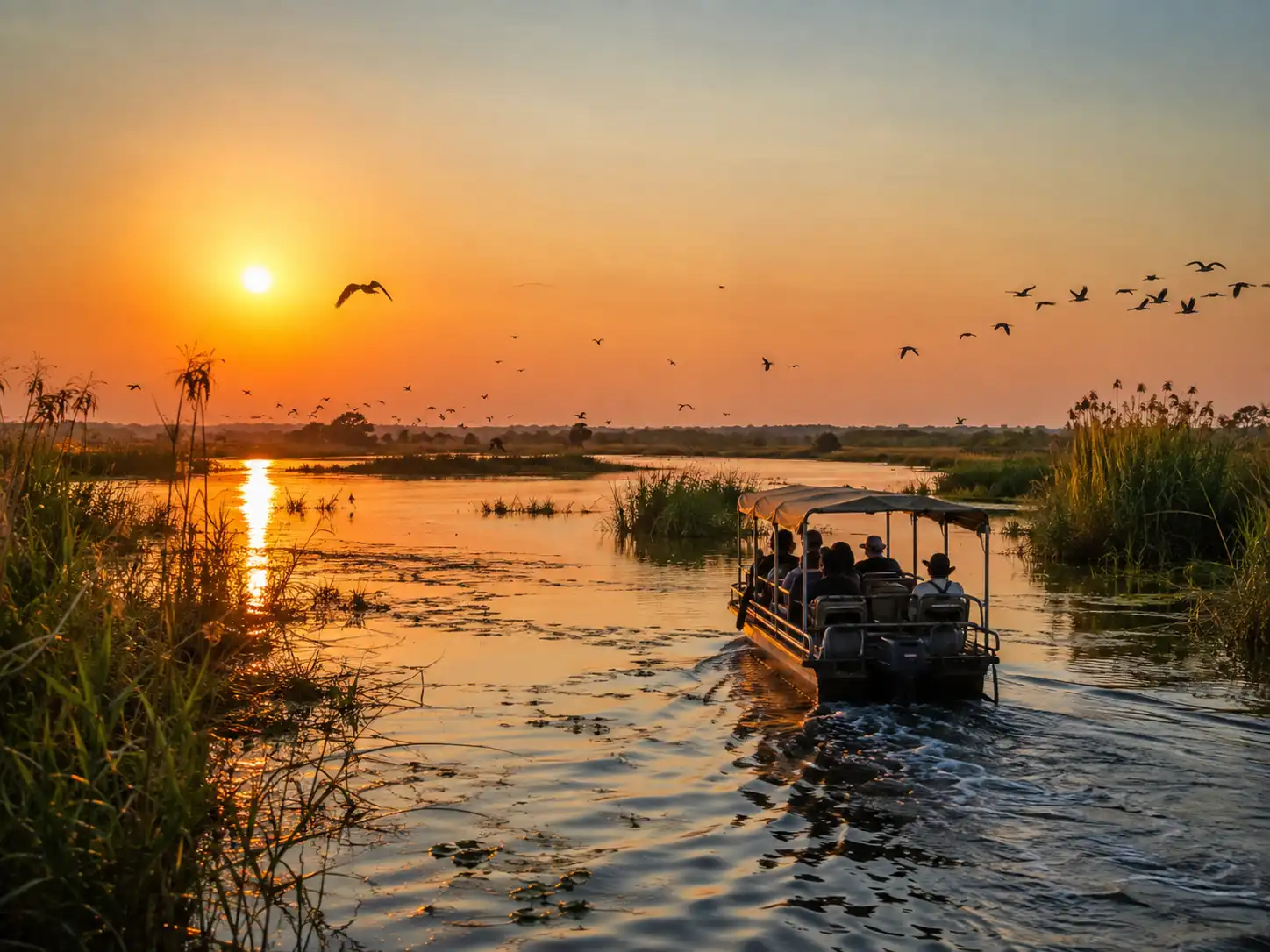 Nile Delta in Murchison Falls National Park